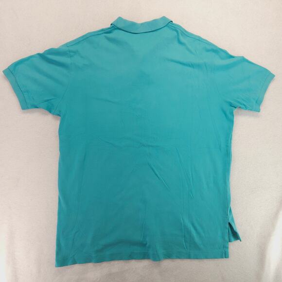 Polo by Ralph Lauren Collared Short Sleeve Polo Shirt Adult Mens Size L Blue - Picture 9 of 9
